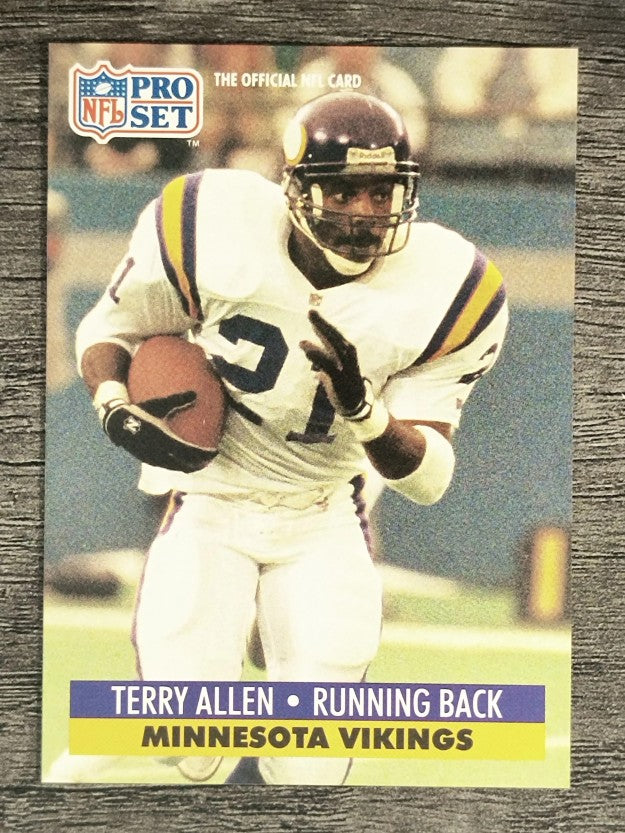 1991 Pro Set #833 Terry Allen RC