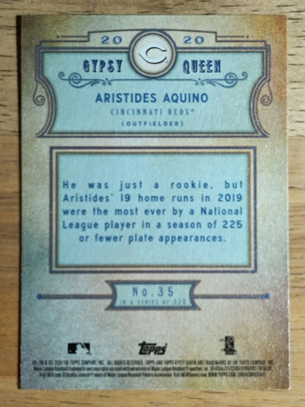 2020 Topps Gypsy Queen #35 Aristides Aquino RC