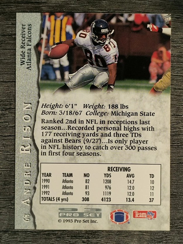 1993 Pro Set #68 Andre Rison