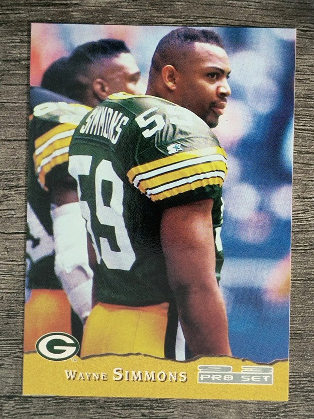 1993 Pro Set #161 Wayne Simmons RC