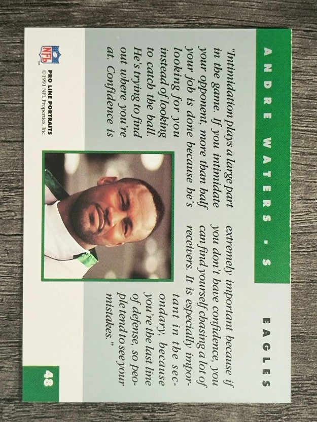 1991 Pro Line Portraits #48 Andre Waters