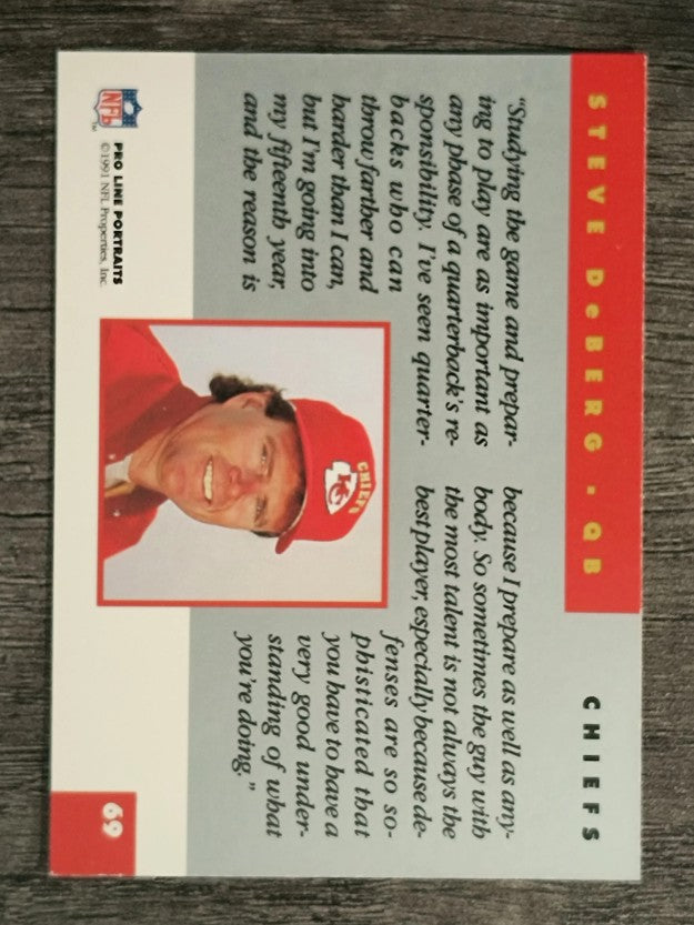 1991 Pro Line Portraits #69 Steve DeBerg