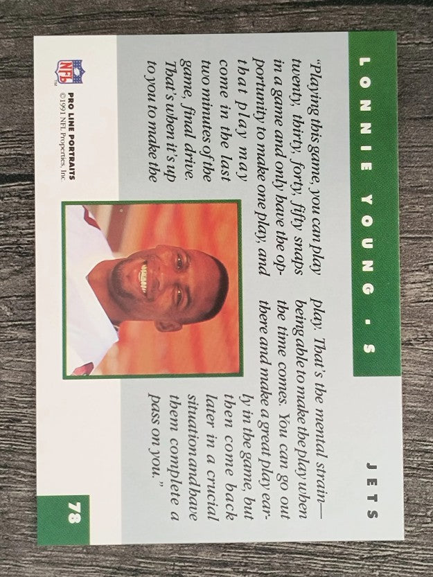 1991 Pro Line Portraits #78 Lonnie Young