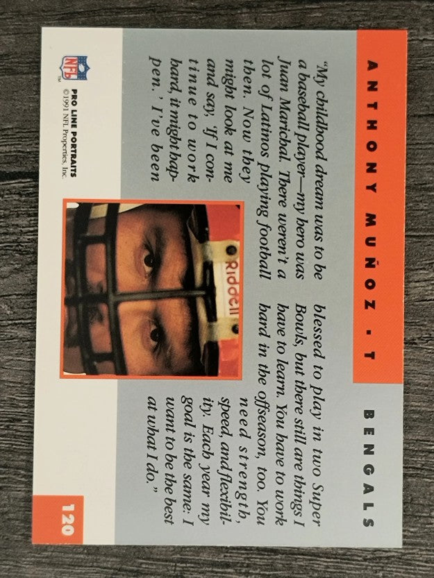 1991 Pro Line Portraits #120 Anthony Munoz