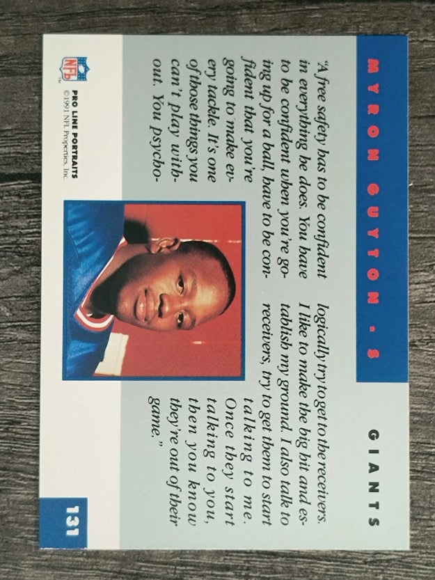 1991 Pro Line Portraits #131 Myron Guyton