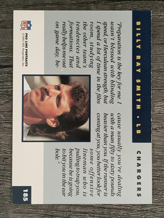 1991 Pro Line Portraits #185 Billy Ray Smith