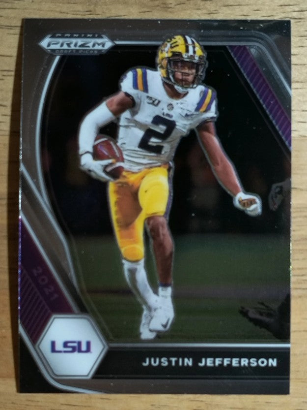 2021 Panini Prizm Draft Picks #56 Justin Jefferson