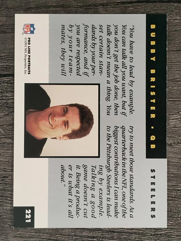 1991 Pro Line Portraits #221 Bubby Brister