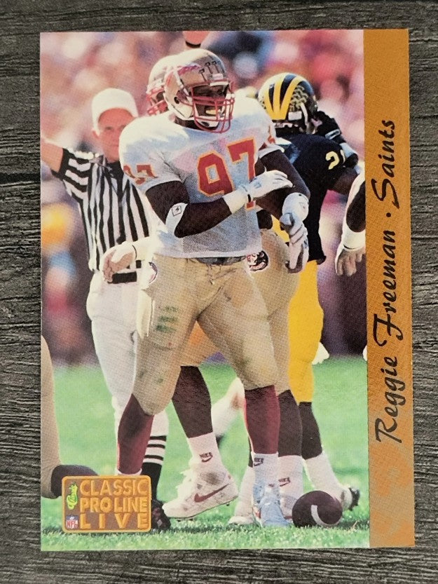 1993 Pro Line Live #185 Reggie Freeman RC