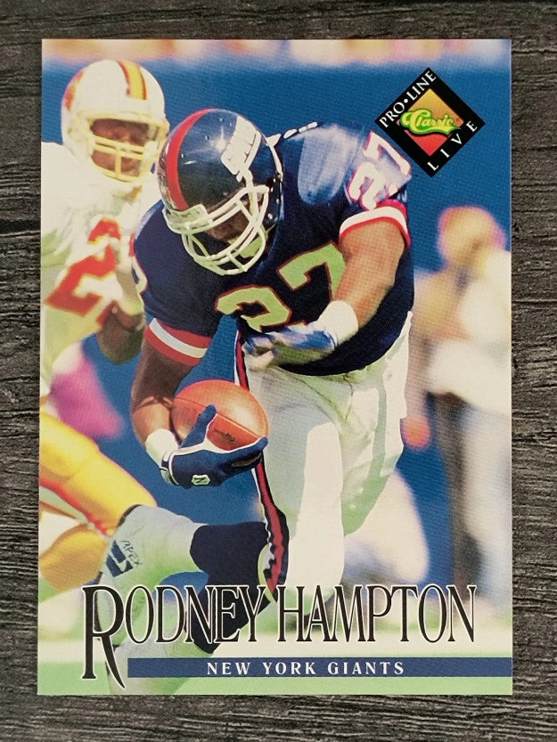 1994 Pro Line Live #102 Rodney Hampton