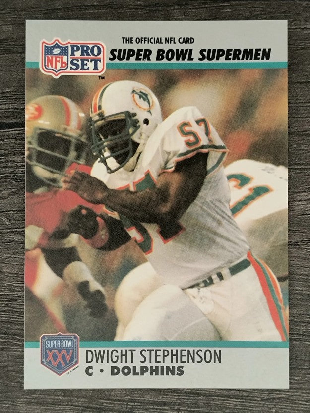 1990-91 Pro Set Super Bowl 160 #72 Dwight Stephenson