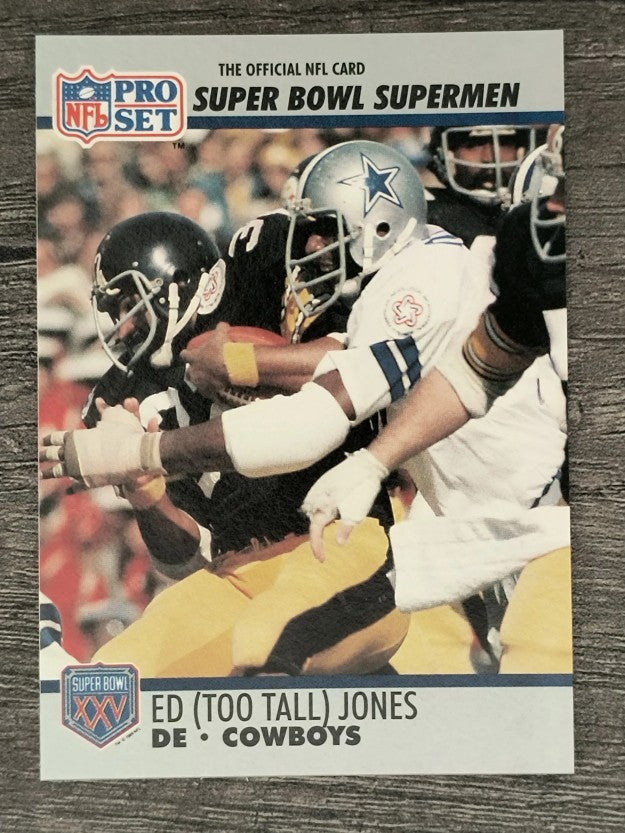 1990-91 Pro Set Super Bowl 160 #78 Ed Too Tall Jones