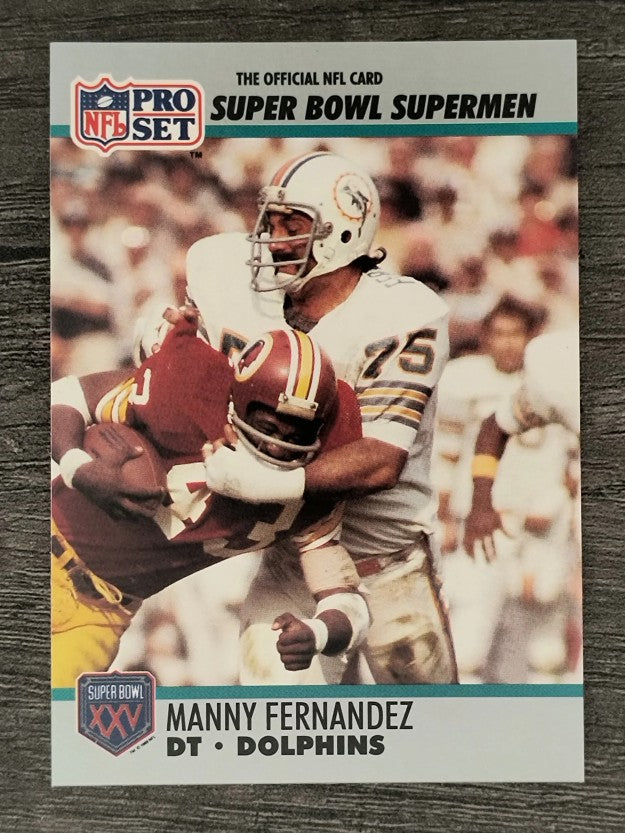 1990-91 Pro Set Super Bowl 160 #83 Manny Fernandez