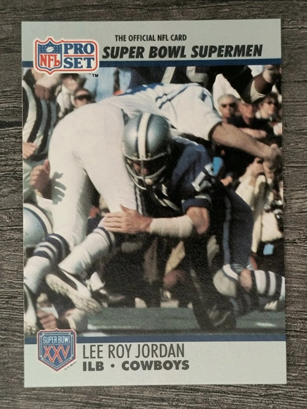 1990-91 Pro Set Super Bowl 160 #89 Lee Roy Jordan