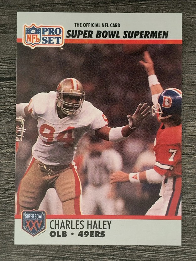 1990-91 Pro Set Super Bowl 160 #95 Charles Haley