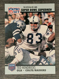 1990-91 Pro Set Super Bowl 160 #97 Ted Hendricks