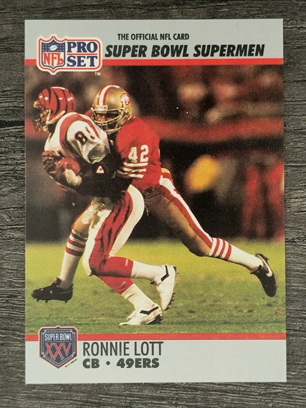 1990-91 Pro Set Super Bowl 160 #105 Ronnie Lott