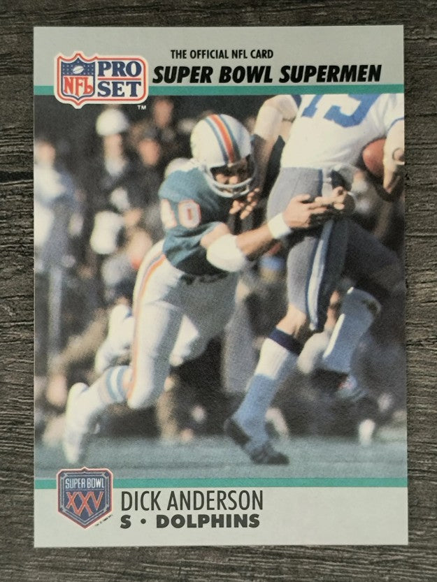 1990-91 Pro Set Super Bowl 160 #108 Dick Anderson