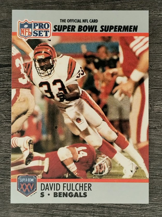 1990-91 Pro Set Super Bowl 160 #109 David Fulcher