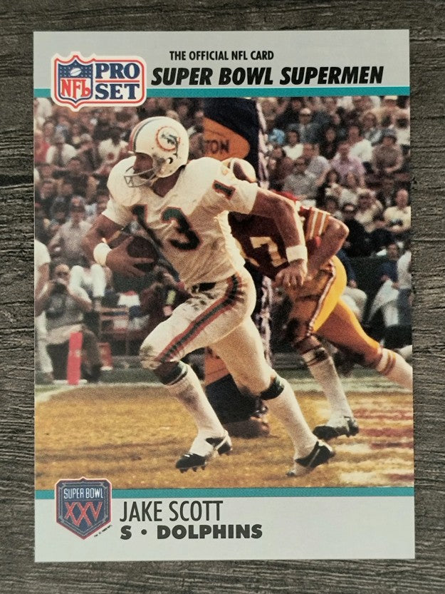 1990-91 Pro Set Super Bowl 160 #112 Jake Scott