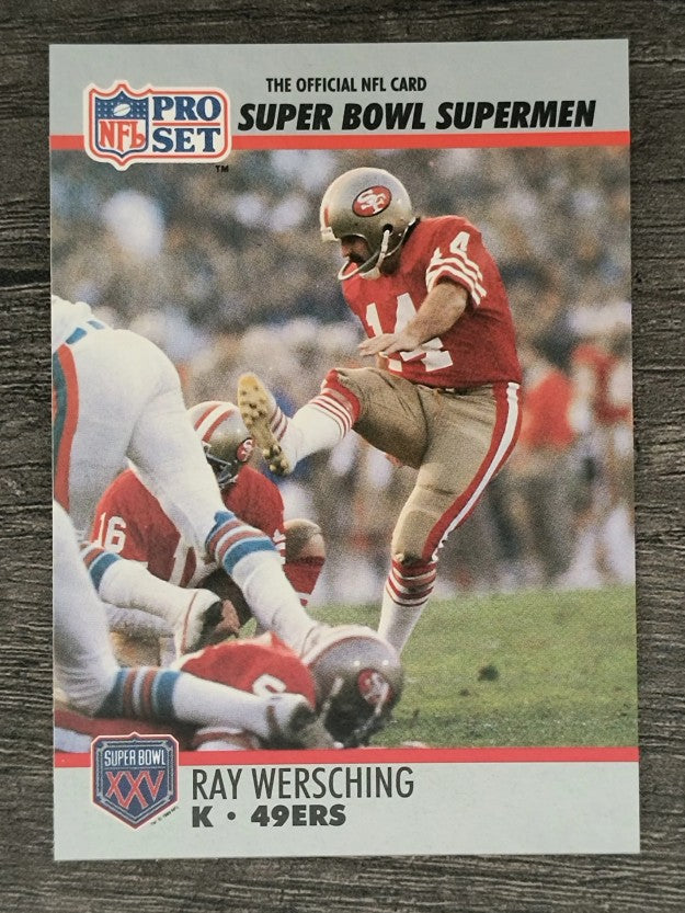 1990-91 Pro Set Super Bowl 160 #124 Ray Wersching