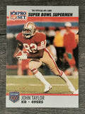 1990-91 Pro Set Super Bowl 160 #128 John Taylor