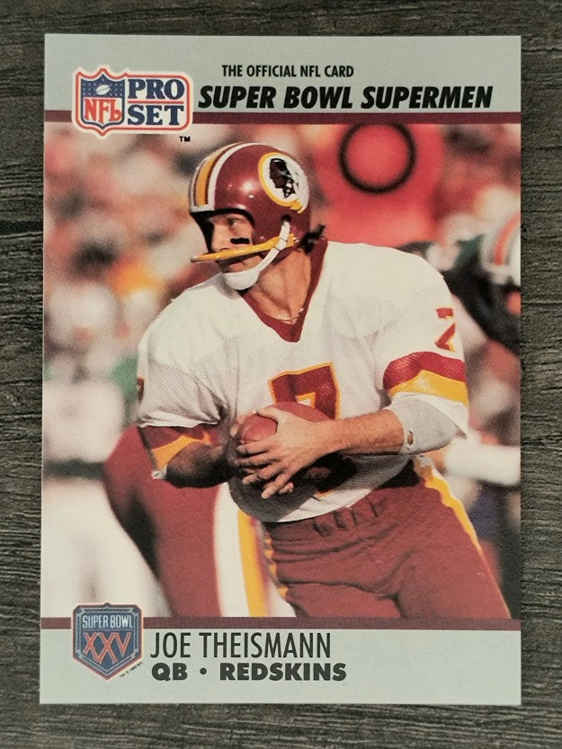 1990-91 Pro Set Super Bowl 160 #133 Joe Theismann