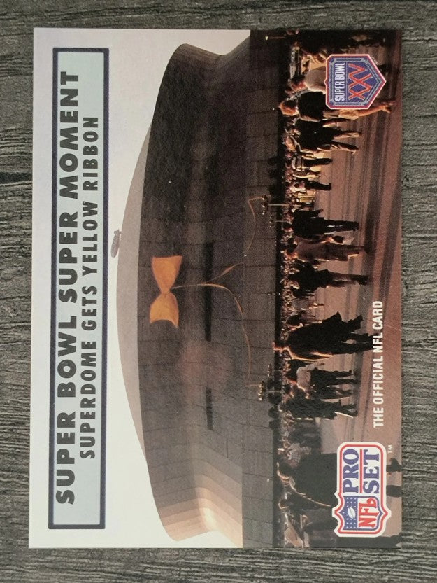 1990-91 Pro Set Super Bowl 160 #146 Yellow Ribbon