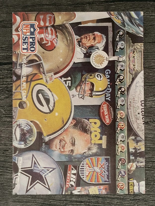 1990-91 Pro Set Super Bowl 160 #P5 Center row middle