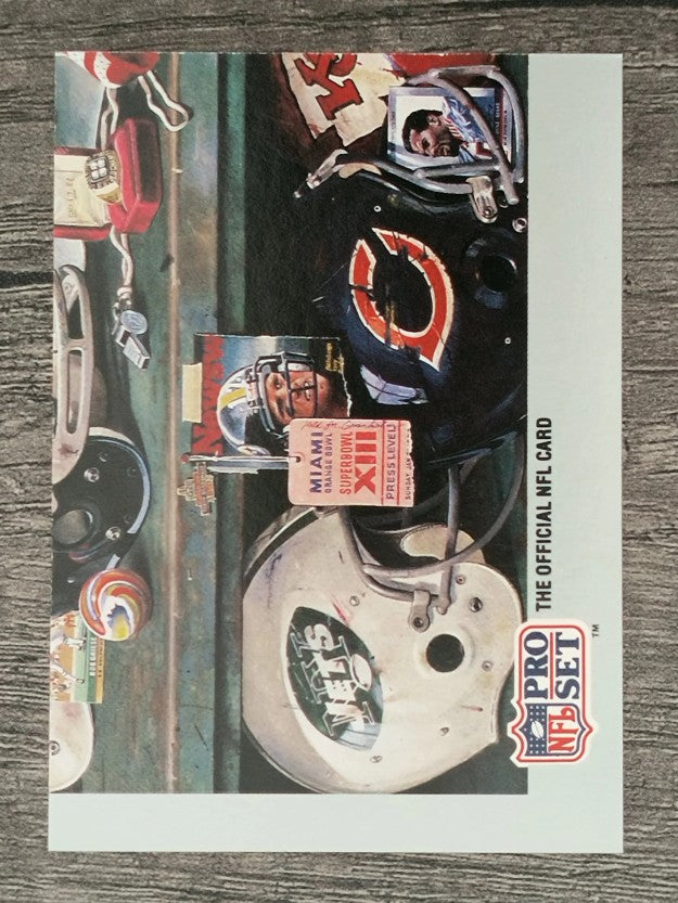 1990-91 Pro Set Super Bowl 160 #P7 Bottom row left