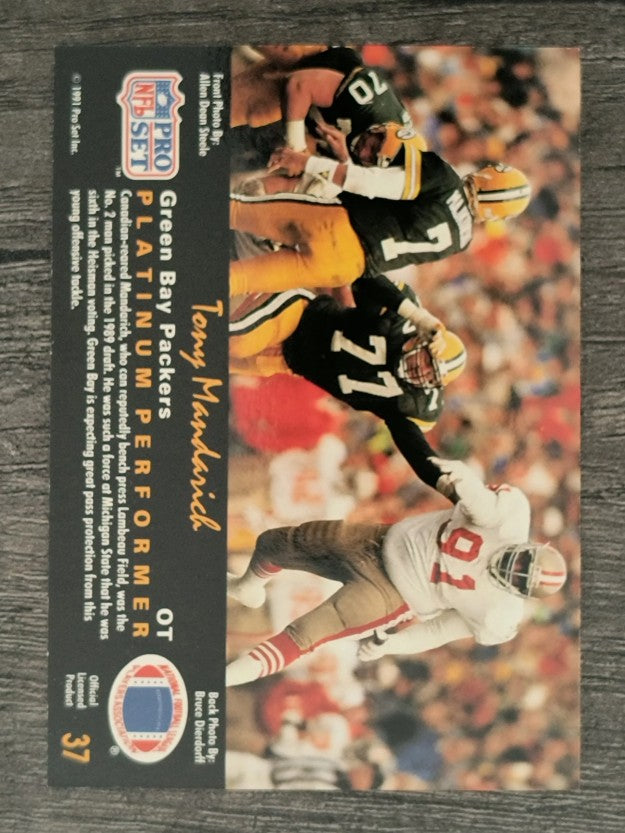 1991 Pro Set Platinum #37 Tony Mandarich
