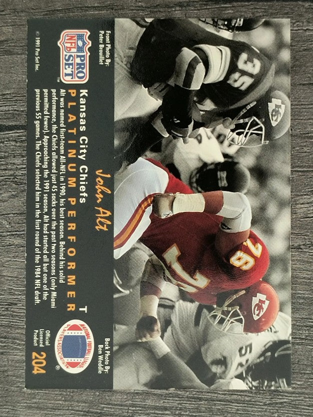 1991 Pro Set Platinum #204 John Alt