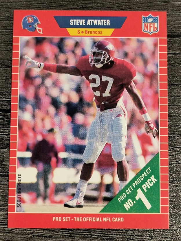 1989 Pro Set #492 Steve Atwater RC