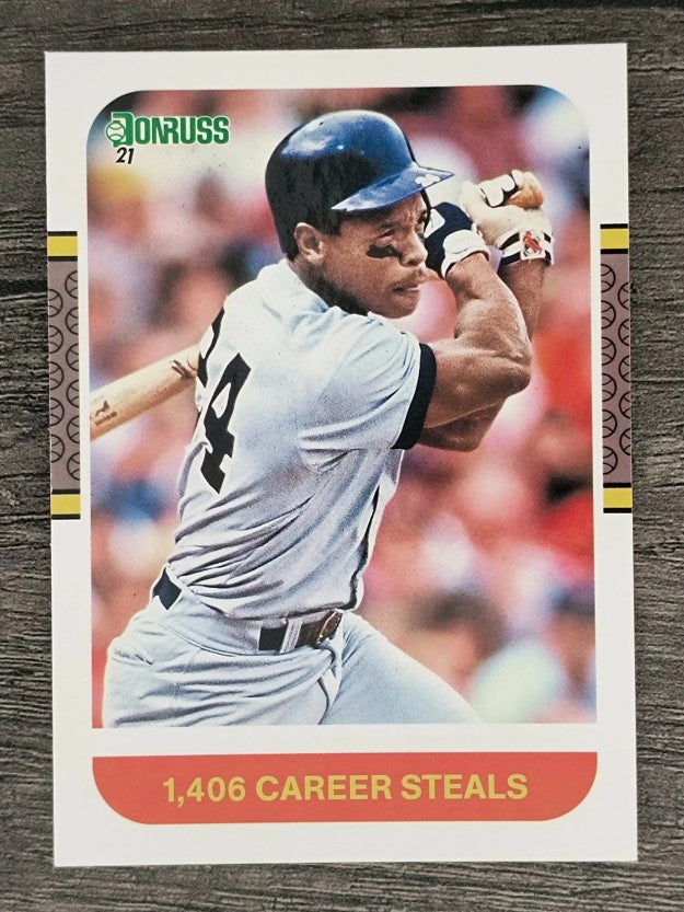 2021 Donruss Variations #247 Rickey Henderson RETRO