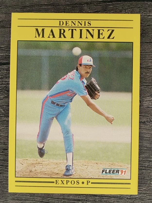 1991 Fleer #238 Dennis Martinez