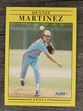 1991 Fleer #238 Dennis Martinez