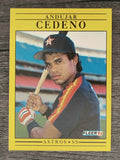 1991 Fleer #502 Andujar Cedeno