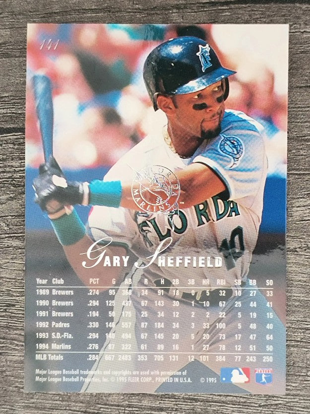 1995 Flair #141 Gary Sheffield