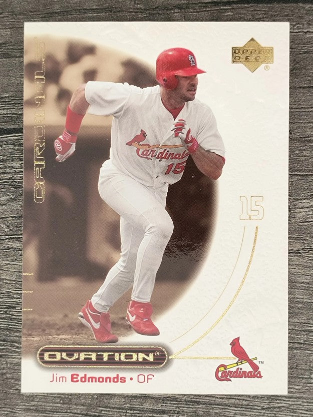 2001 Upper Deck Ovation #35 Jim Edmonds