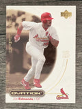 2001 Upper Deck Ovation #35 Jim Edmonds