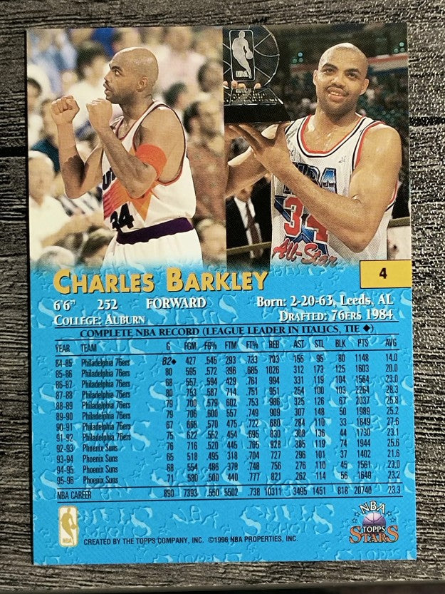 1996 Topps Stars #4 Charles Barkley