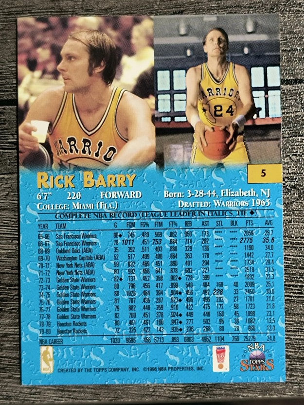 1996 Topps Stars #5 Rick Barry