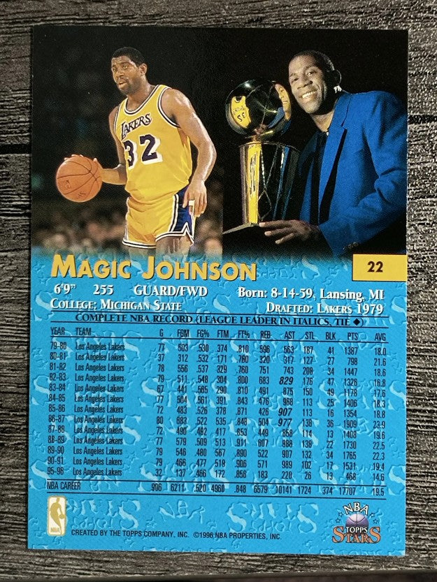1996 Topps Stars #22 Magic Johnson