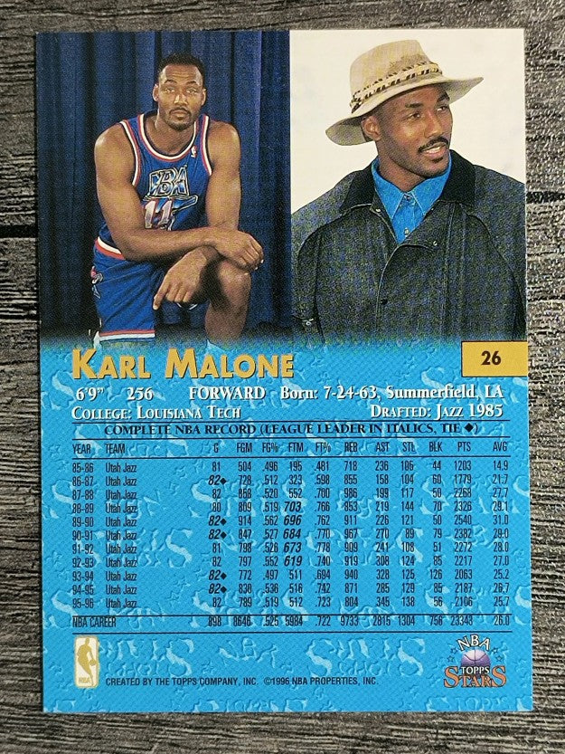 1996 Topps Stars #26 Karl Malone