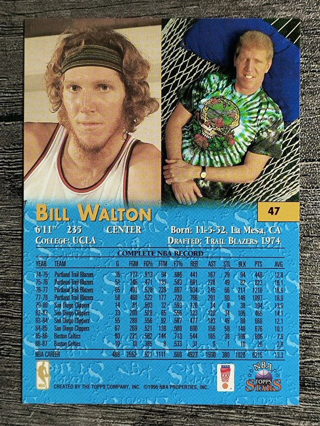 1996 Topps Stars #47 Bill Walton