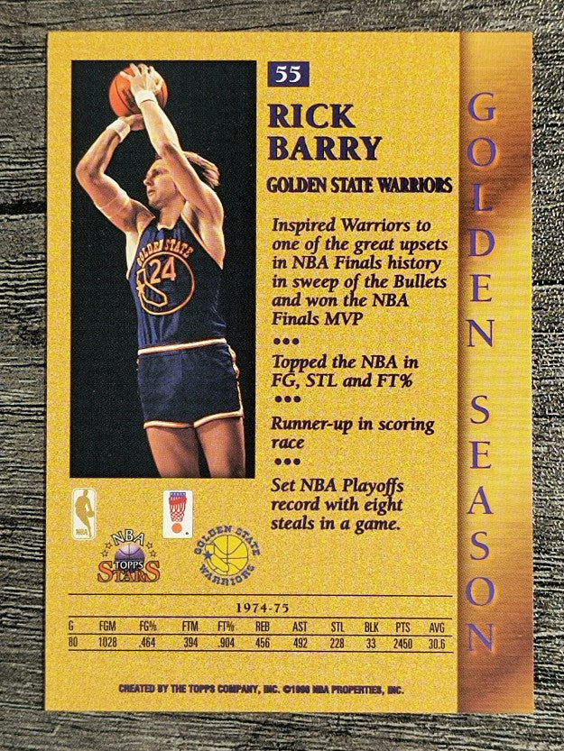 1996 Topps Stars #55 Rick Barry GS