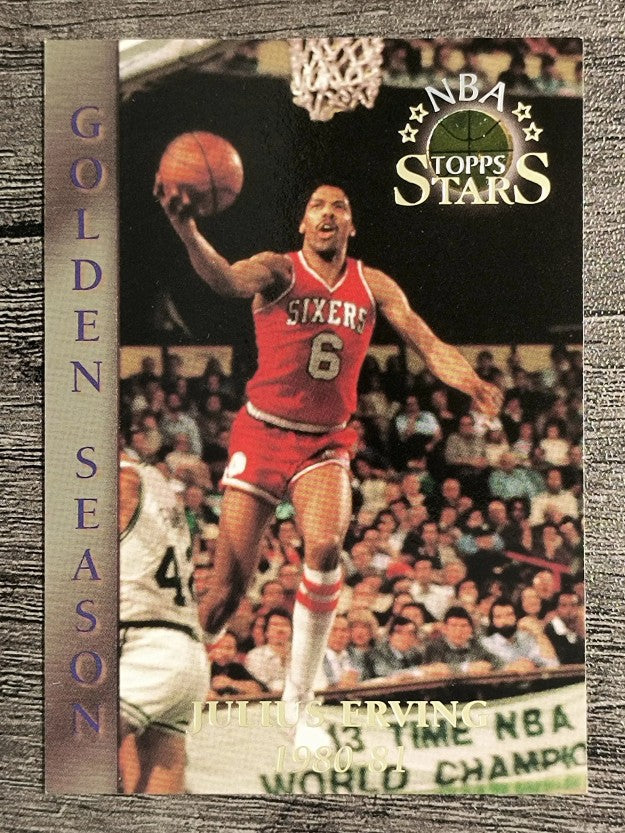 1996 Topps Stars #65 Julius Erving GS