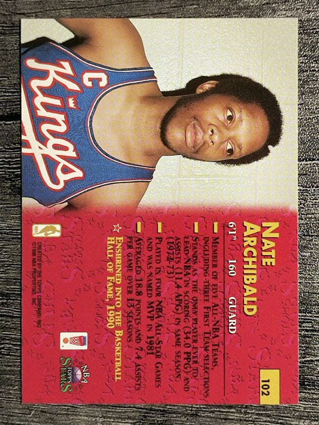 1996 Topps Stars #102 Nate Archibald