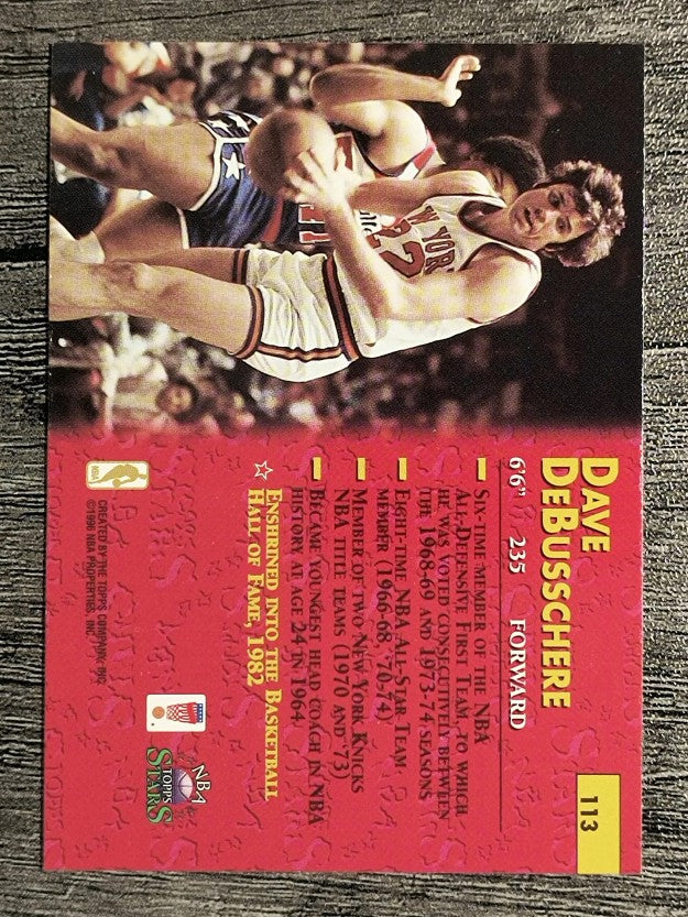 1996 Topps Stars #113 Dave DeBusschere