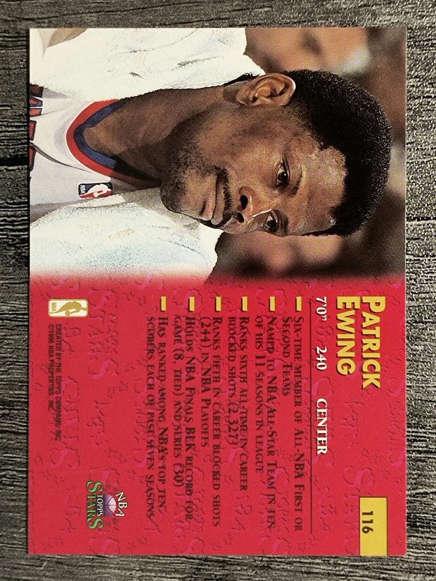 1996 Topps Stars #116 Patrick Ewing